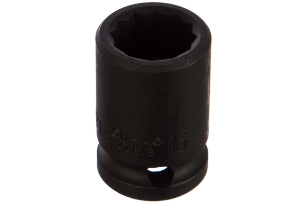 Головка короткая ударная 12-гранная (16 мм; 1/2DR) FORCE 44816