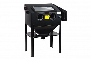 Пескоструйная камера 220л, 425-708л/мин, 2.7-5.4атм ROCKFORCE RF-SBC220