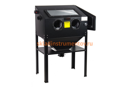 Пескоструйная камера 220л, 425-708л/мин, 2.7-5.4атм ROCKFORCE RF-SBC220