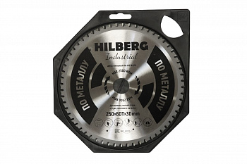 Диск пильный Industrial Металл (250х30 мм; 60Т) Hilberg HF250