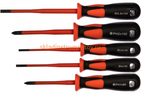 Набор диэлектрических отверток КВТ Слим НИО-3305 78349