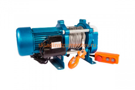 Электрическая лебедка TOR CD-500-A (KCD-500 kg, 220 В) с канатом 70 м 11405701