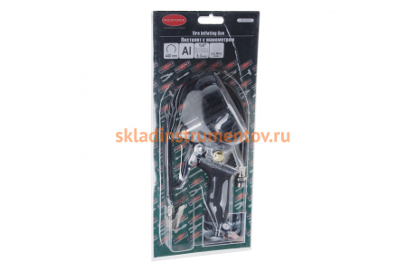 Пистолет для подкачки шин с манометром ROCKFORCE RF-2370