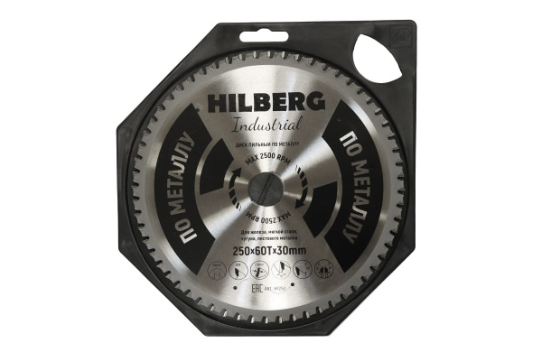 Диск пильный Industrial Металл (250х30 мм; 60Т) Hilberg HF250 Диск пильный Industrial Металл (250х30 мм; 60Т) Hilberg HF250