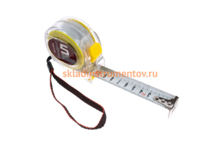 Рулетка РемоКолор Т3, прозрачный корпус из ABS-пластика, трехслойное покрытие ленты, 15-1-525