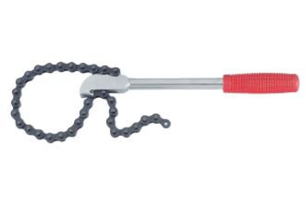Съёмник масляного фильтра с цепью L=20 дюймов (500мм) и рычагом L=12 дюймов (300мм) FORCE 61914