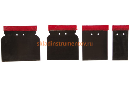 Набор поверхностных шпателей STAYER Япончик 4шт: 50, 80, 100, 120мм 1011-H4