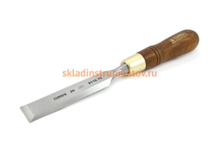 Плоская стамеска с ручкой NAREX WOOD LINE PLUS 26 мм 811676