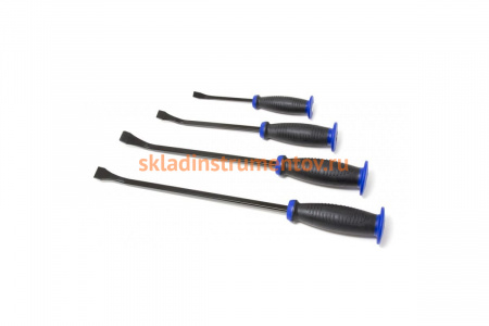 Набор изогнутых монтировок ROCKFORCE 35 град. c прорезиненной защитной рукояткой 4 предмета RF-904U4D