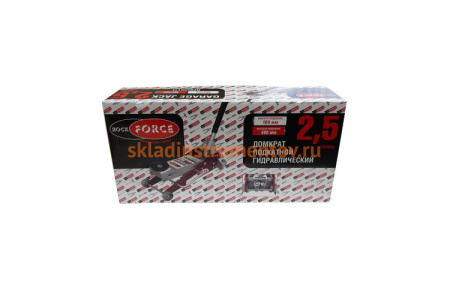 Домкрат ROCKFORCE гидравлический подкатной 25т выс.подъема 100-490мм RF-825011L