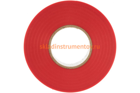 Изолента ПВХ HAUPA 19 мм x 33 м, цвет красный 263892