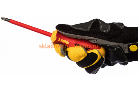 Диэлектрическая крестовая отвертка Felo Ergonic +/- Z 2X 100 41720390