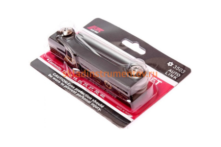 Набор складных ключей TORX Т9Н-Т40Н с отверстием 8шт JTC-3503