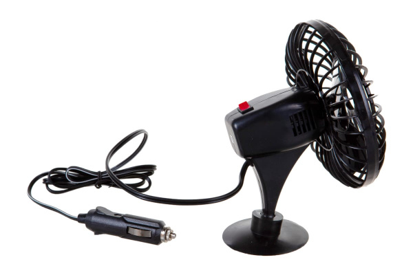 Вентилятор на присоске Airline 24В ACF-24-04 (пластик, 12.5 см)