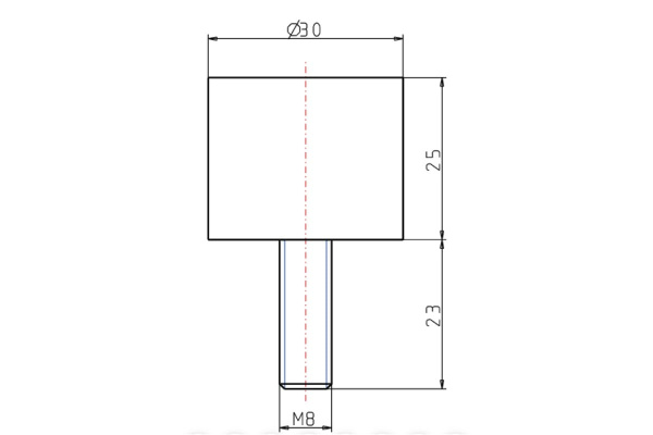 Резинометаллический буфер KIPP K0571.03002555