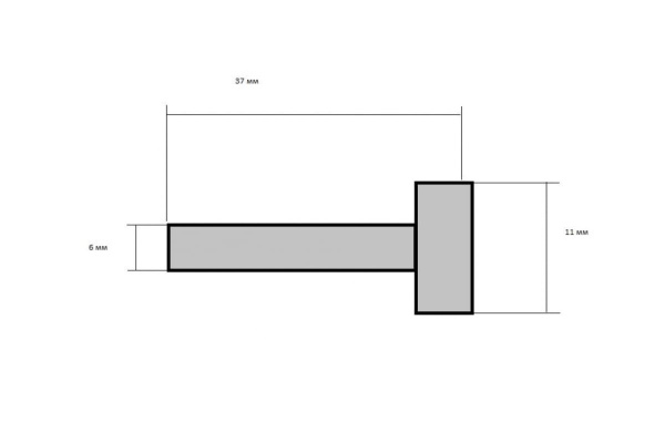 Комплект срезных болтов 860112 2 шт для шнека снегоуборщика REDVERG 6631551