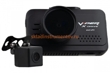 Видеорегистратор Viper X-DRIVE DUO Wi-Fi + кам.заднего вида, наружная УТ000015102