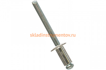 Заклепка вытяжная открытая алюминий/сталь AlMg 2.5%/St (50 шт; 6.4x12 мм; Борт: Стандарт) MESSER 111216412-50