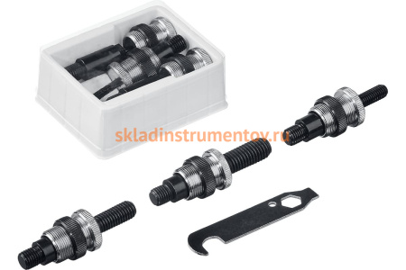 Резьбовой двуручный заклепочник Kraftool NUT-12 в кейсе, для резьбовых заклепок М3-М12 31183