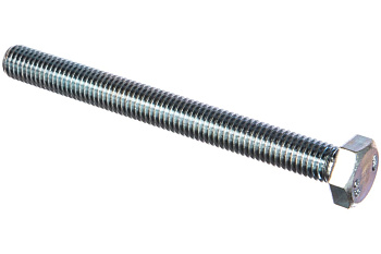 Болт с шестигранной головкой Зубр DIN 933, класс прочности 8.8, оцинкованный, M12x120 мм, ТФ6, 2 шт. 4-303076-12-120