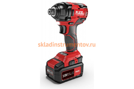 Двухскоростной аккумуляторный шуруповерт FLEX ID 1/4/ 18.0-EC/2.5 Set 417912
