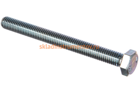 Болт с шестигранной головкой Зубр DIN 933, класс прочности 8.8, оцинкованный, M12x120 мм, ТФ6, 2 шт. 4-303076-12-120