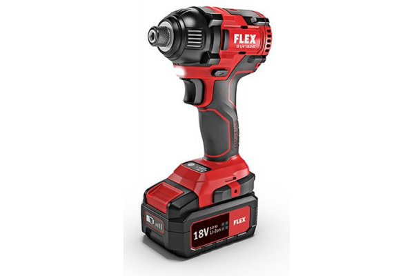 Двухскоростной аккумуляторный шуруповерт FLEX ID 1/4/ 18.0-EC/2.5 Set 417912