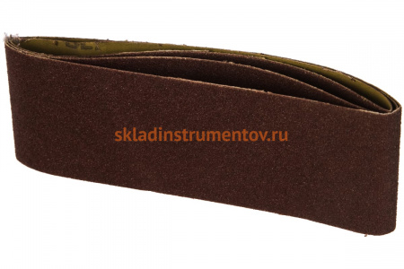 Лента бесконечная (3 шт; 75х457 мм; P60) для ленточных шлифовальных машин Biber 70332 тов-157915