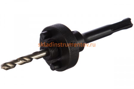 Державка PROFESSIONAL с пружинным фиксатором для коронок 32-200 мм быстросъёмная SDS-plus STAYER 29552