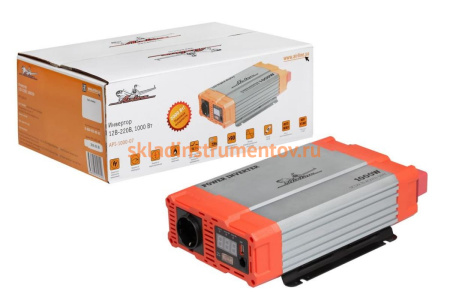 Инвертор Airline API-1000-07 (12В-220В, 1000 Вт)