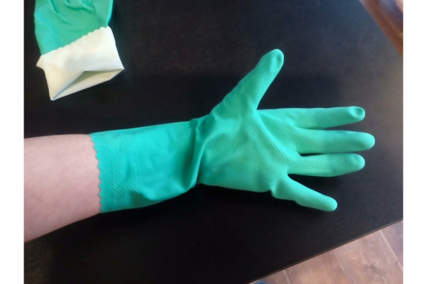 Нитриловые химически стойкие перчатки Jeta Safety размер 9/L JN711-L