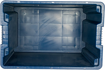 Сплошной ящик Тара.ру 600х400х350 мм, синий 05516