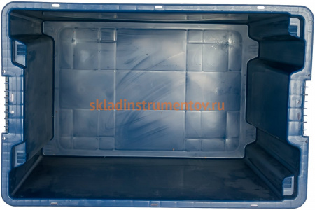 Сплошной ящик Тара.ру 600х400х350 мм, синий 05516