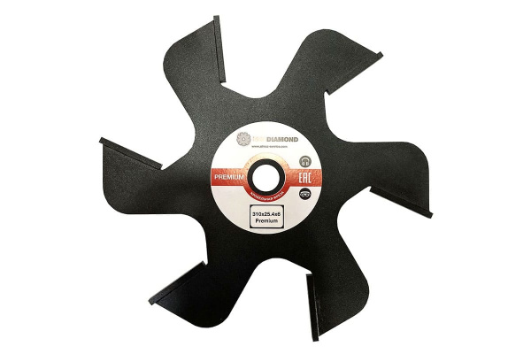 Фреза кровельная Premium (310x25.4 мм; количество лопастей 6) RedDiamond 2105003