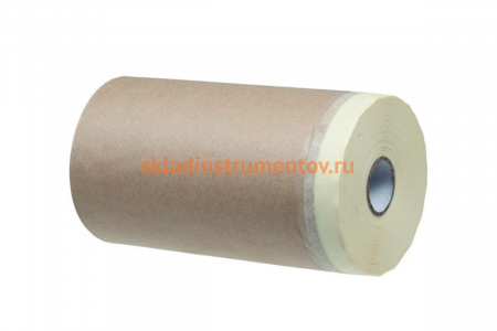 Защитная бумага с малярной лентой (40г/м2, рулон 0.18 х 30 м) РемоКолор 09-1-018