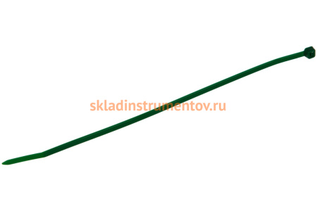 Нейлоновый хомут Зубр МАСТЕР зеленый 3,6 мм x 200 мм, 100 шт 309060-36-200