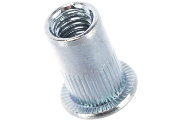 Заклепка резьбовая стальная цилиндрическая с насечкой (50 шт; М6; стандартный борт) MESSER 211106S-50