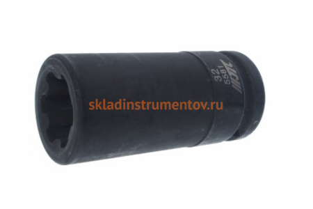 Головка для монтажных болтов оси Mercedes Benz Actros 3/4" JTC DR x 32EPL, длина 90мм JTC-5581