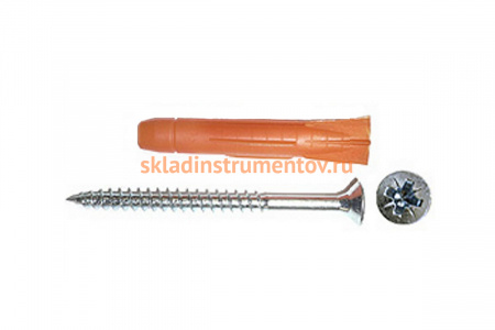 Дюбель универсальный с шурупом 3 шт. (12х71 мм) Зубр 4-301196-12-071