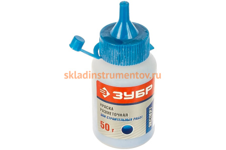 Разметочная краска для строительных работ Зубр синяя 50г 4-06405-1_z01