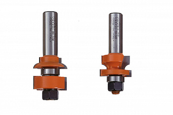 Комплект фрез для мебельной обвязки (2 шт; 28.7x79.2 мм; R 4.8 мм; хвостовик 8 мм) CMT 991.012.11