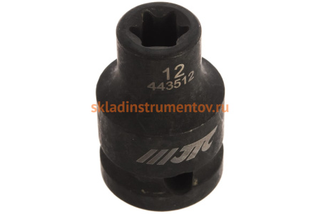 Головка торцевая ударная (E12; 1/2DR) JTC 443512