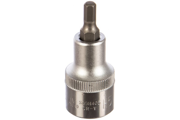 Головка торцевая с шестигранной вставкой "HEX" (1/2"DR; 5 мм; 55 мм) Jonnesway S09H405