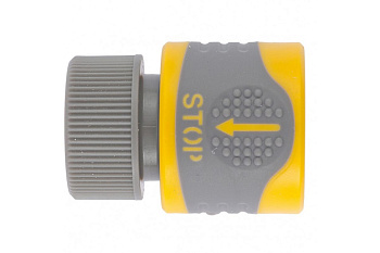 Соединитель быстросъемный, внутренняя резьба 3/4" с аквастоп PALISAD LUXE 66235