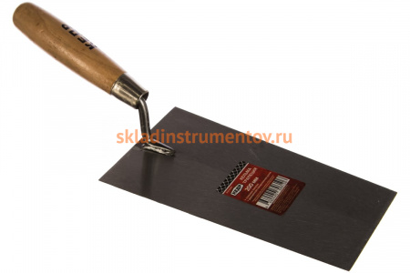 Кельма с деревянной ручкой (трапеция) 200 мм КЕДР 049-0200 26244