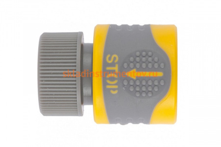 Соединитель быстросъемный, внутренняя резьба 3/4" с аквастоп PALISAD LUXE 66235