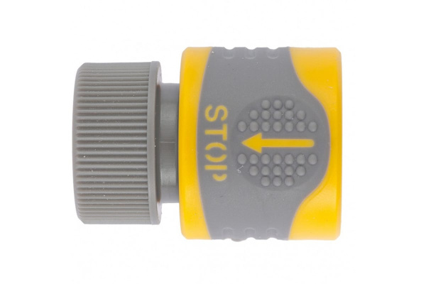 Соединитель быстросъемный, внутренняя резьба 3/4" с аквастоп PALISAD LUXE 66235