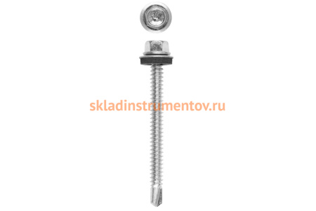 Саморезы Зубр для крепления кровельных материалов к металлическим конструкциям, оцинкованные, 6,3x70 мм, 600шт 4-300310-63-070