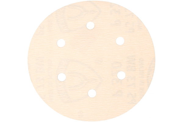 Круг шлифовальный на липучке для обработки красок, лаков и шпаклевок (150 мм; Р320; 6 отверстий) KLINGSPOR 301227