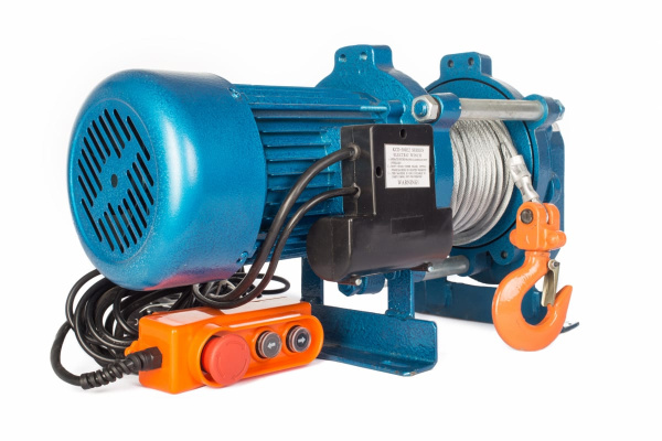 Электрическая лебедка TOR ЛЭК-500 E21 (KCD) 500 кг, 380 В с канатом 30 м 1002137